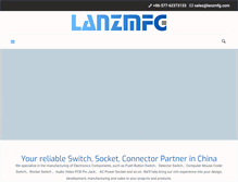 Tablet Screenshot of lanzmfg.com